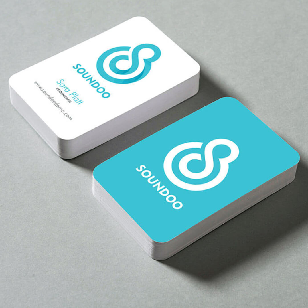 Rounded business cards