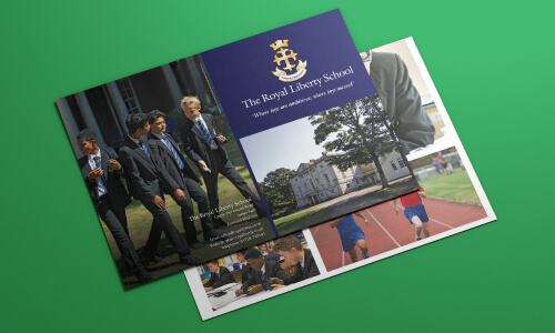printed school brochure